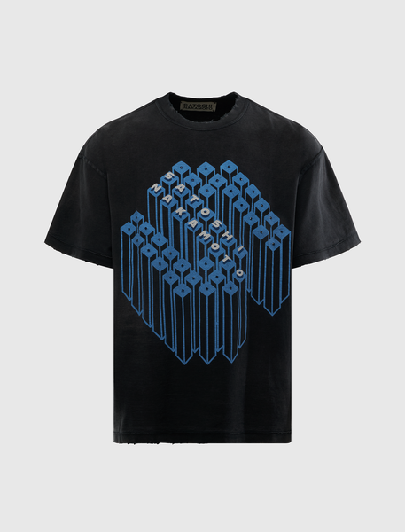 KAO YORIO NAKAMI luv setup Tシャツ オートミール S SATOSHI NAKAMOTO GRIDLOCK TEE