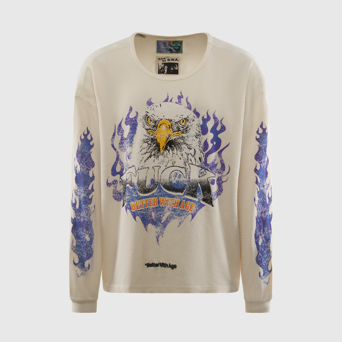BETTER WITH AGE VANITY WAFFLE LONG SLEEVE TEE