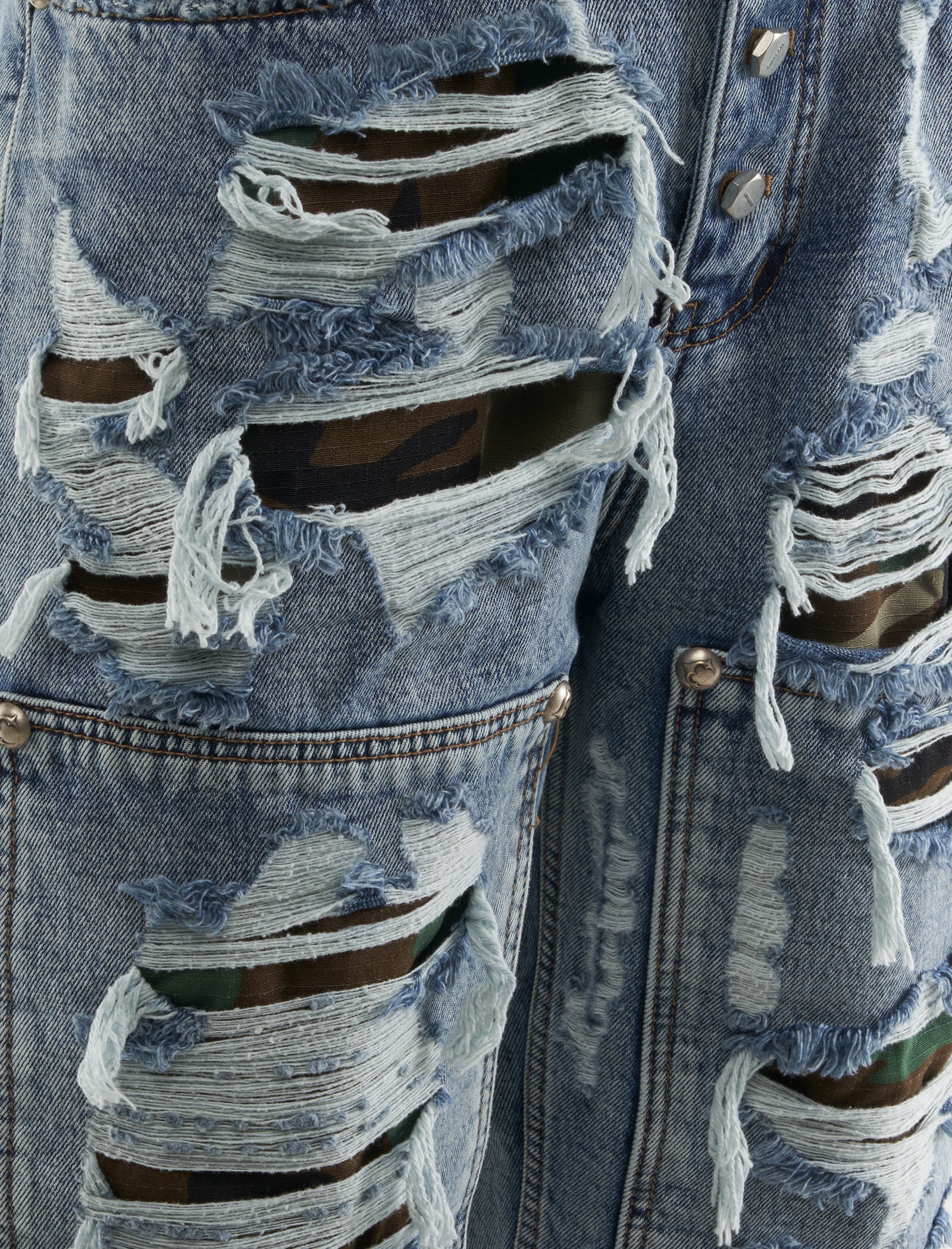 HELL CAMO DENIM SHORT