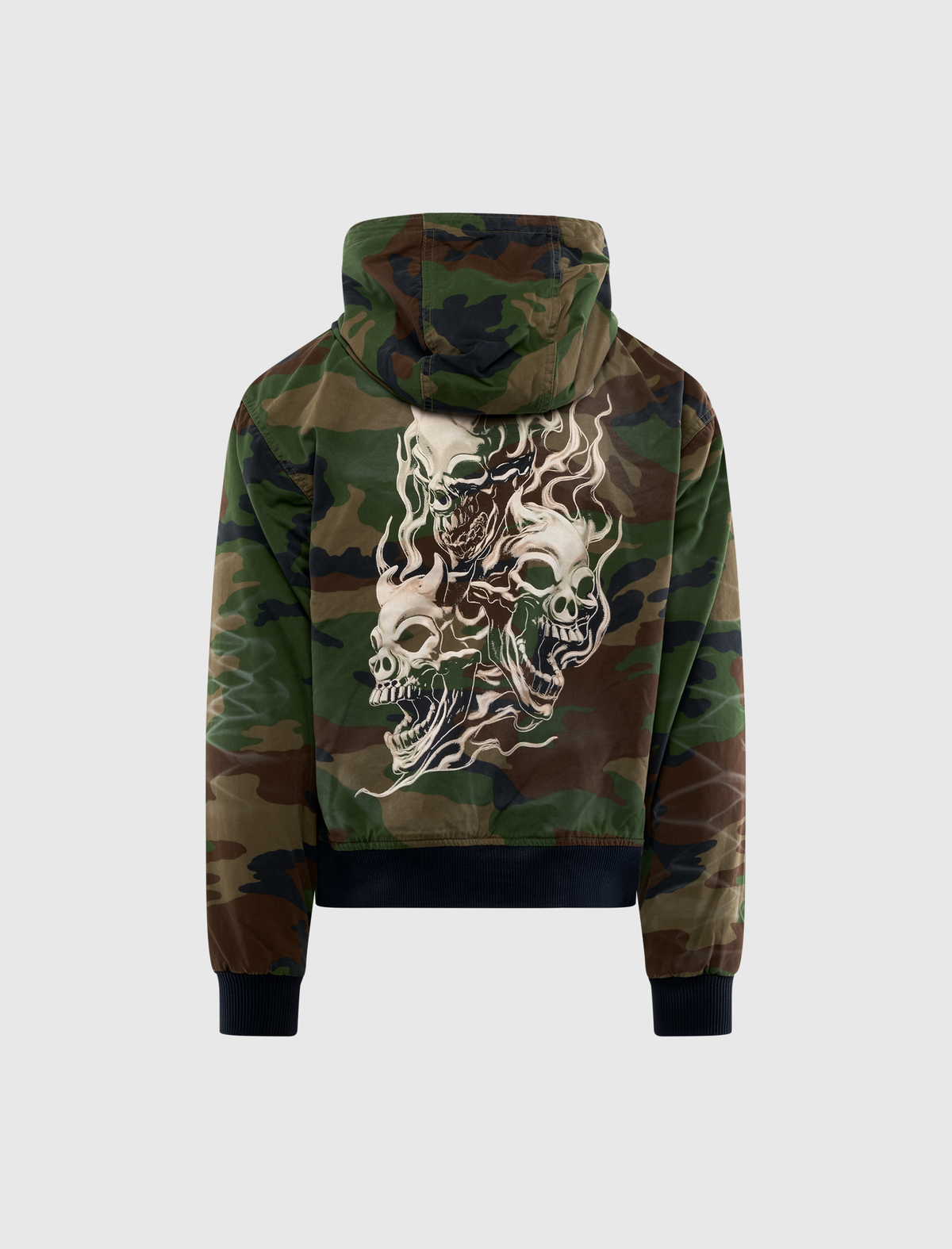 THREE RIDING SKULL VINTAGE JACKET