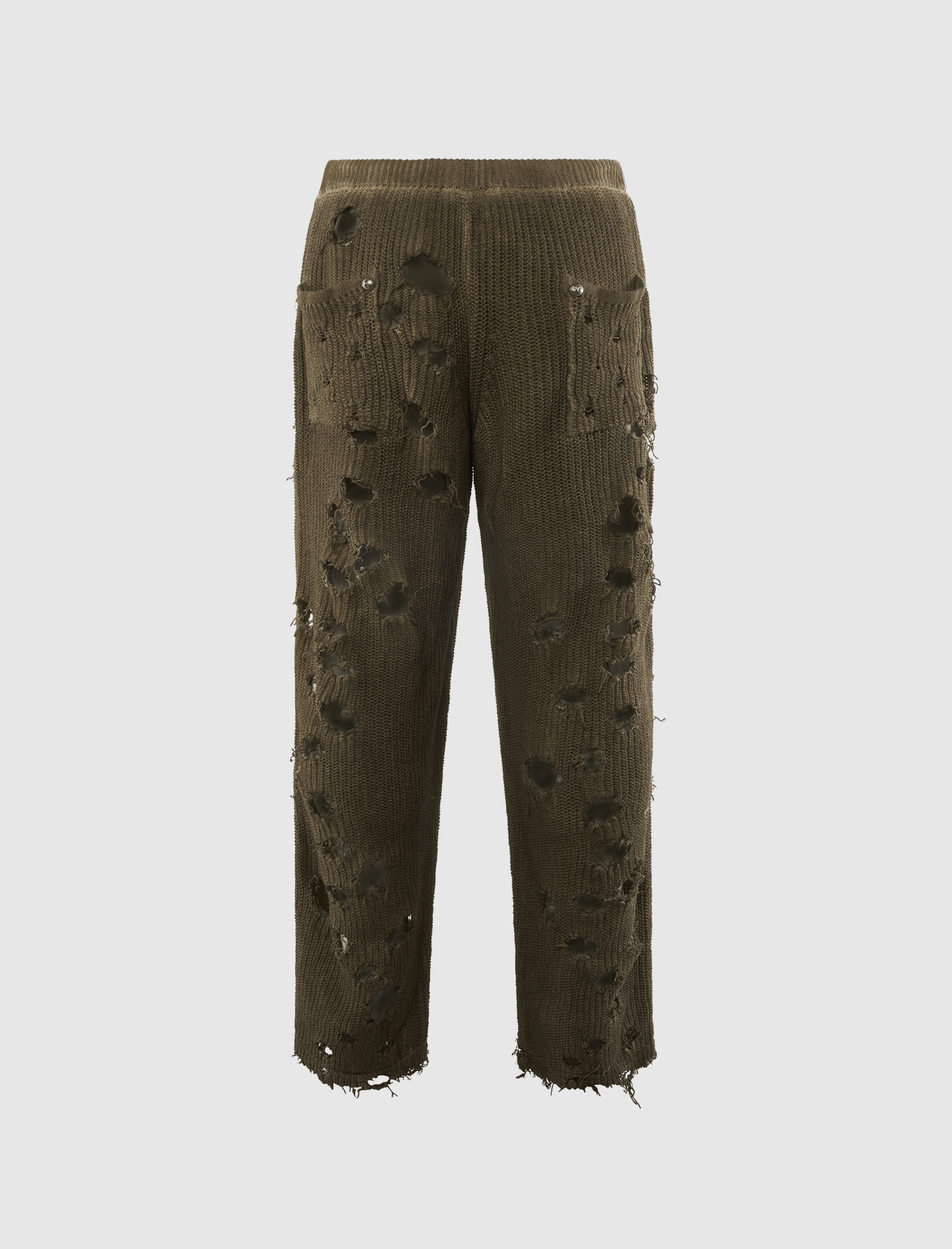 TC DESTROYED KNIT PANTS