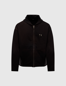 THUG CLUB CREED SCARF HOODED ZIP-UP HOODIE
