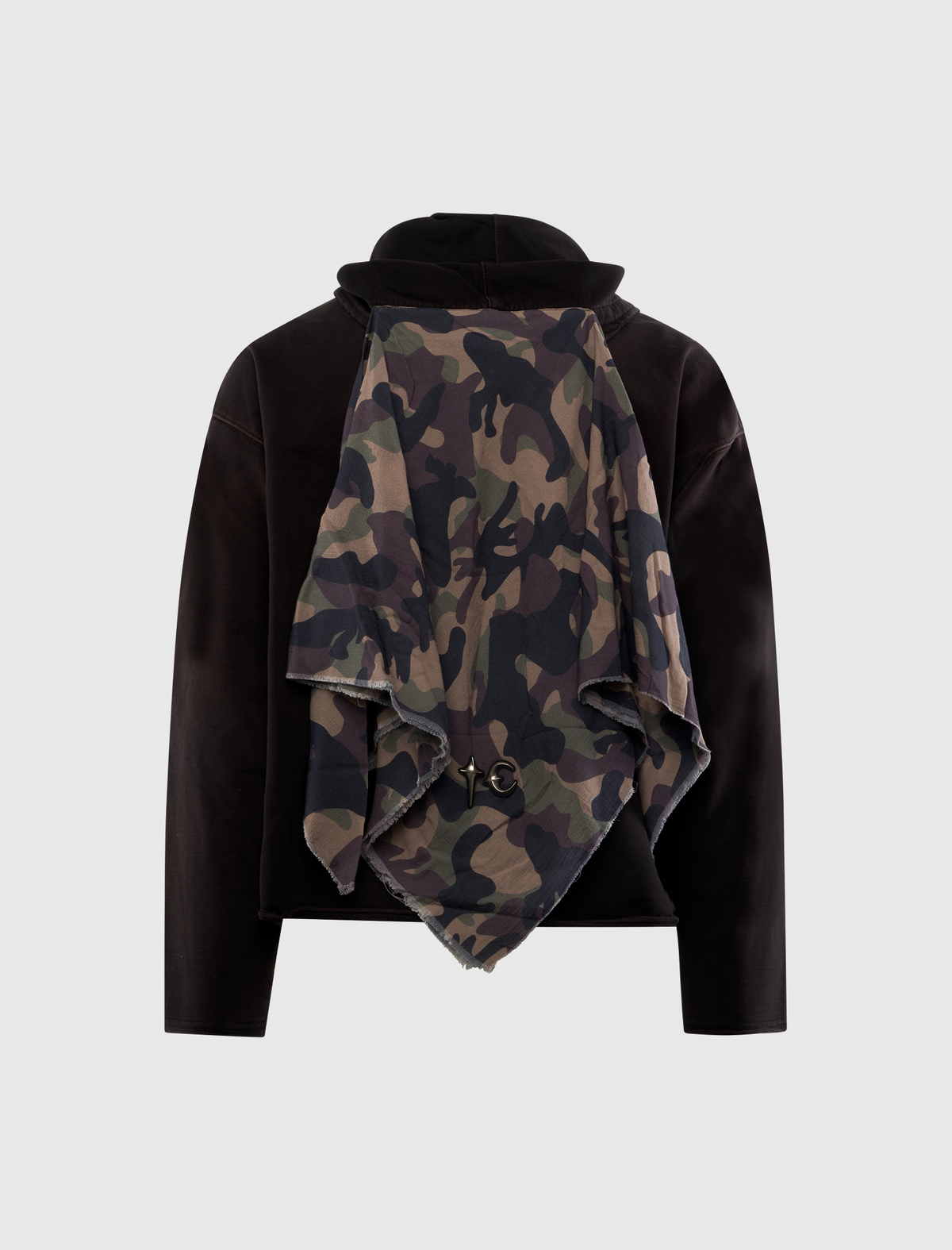 CREED SCARF HOODED ZIP-UP HOODIE