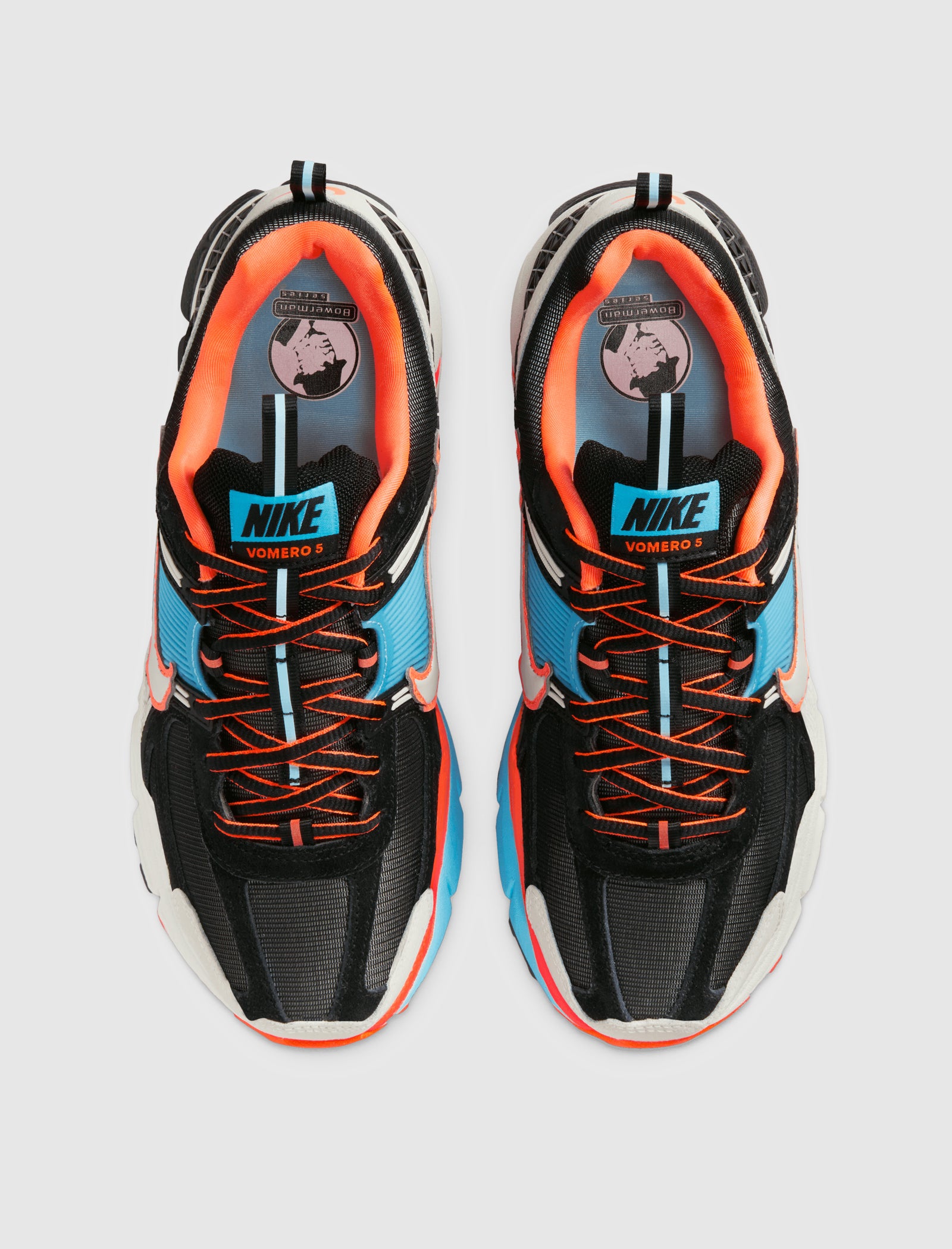 WOMEN'S NIKE ZOOM VOMERO 5 "BLACK/LIGHT BONE/BLUE GAZE/TOTAL ORANGE"