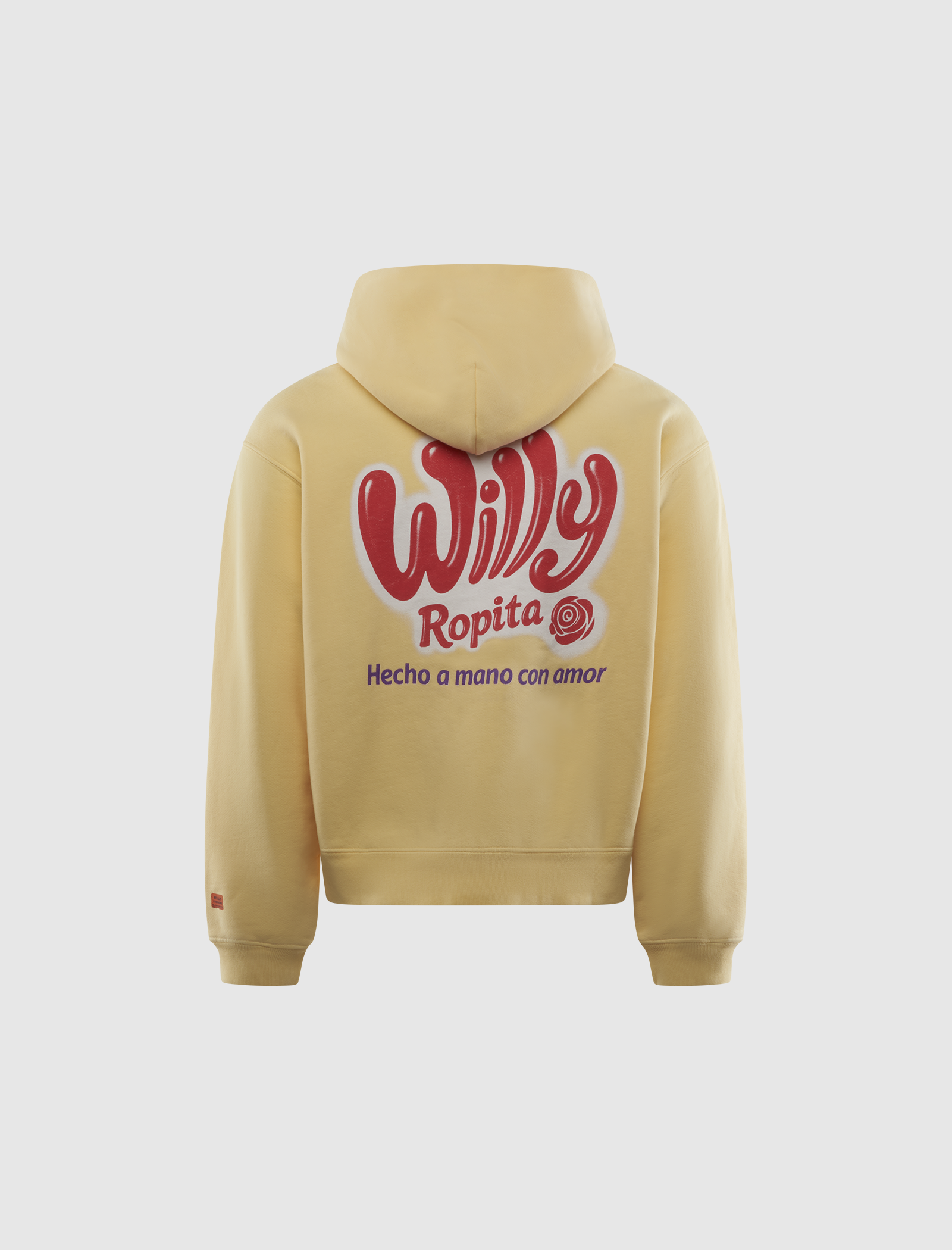 WILLY ROPITA SHRUNKEN ZIP THROUGH HOODIE