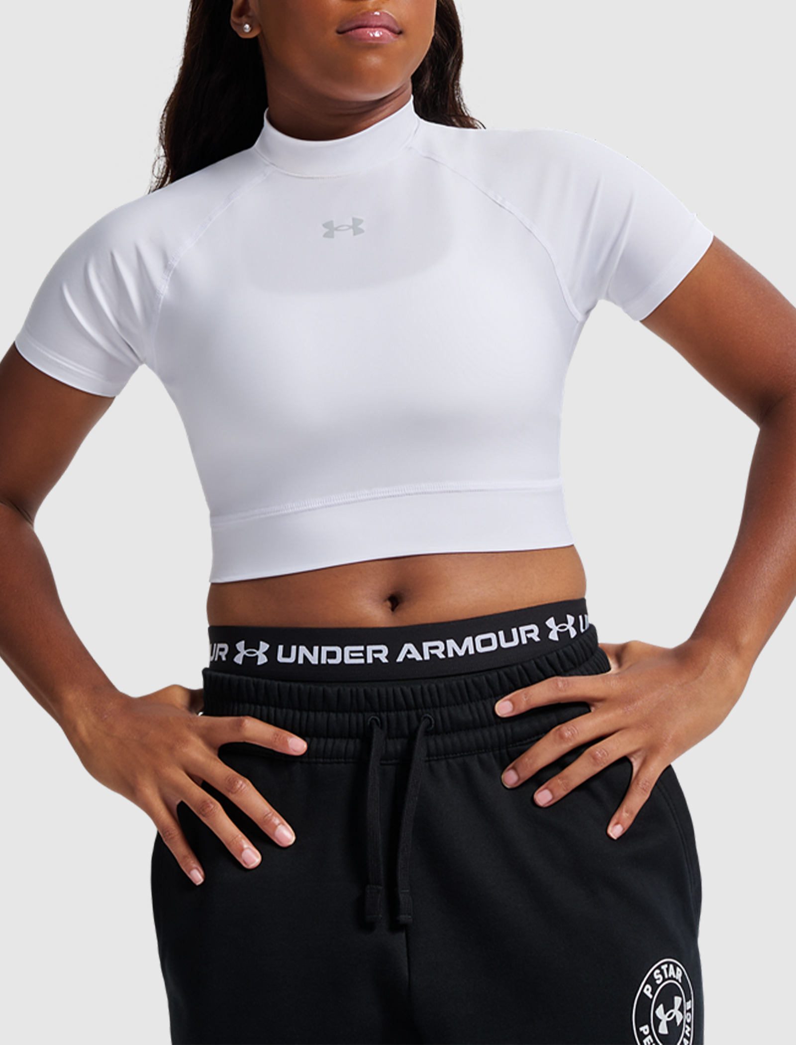 P-STAR WOMEN'S CROP MOCK