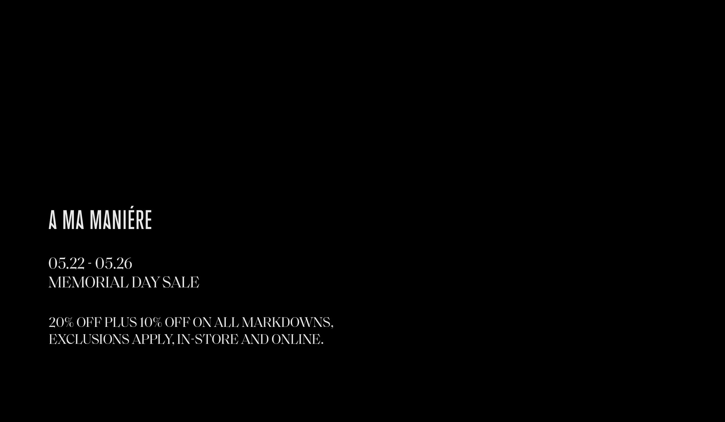 A Ma Maniere Image