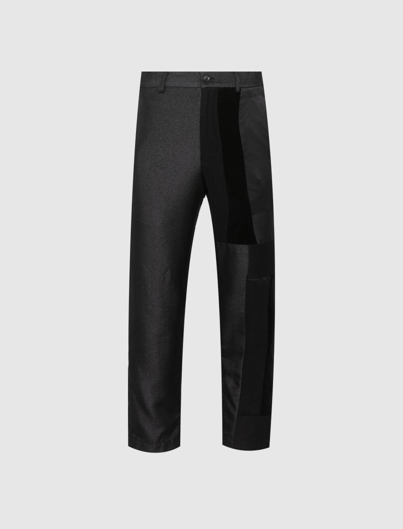 TWILL PATCHWORK PANTS