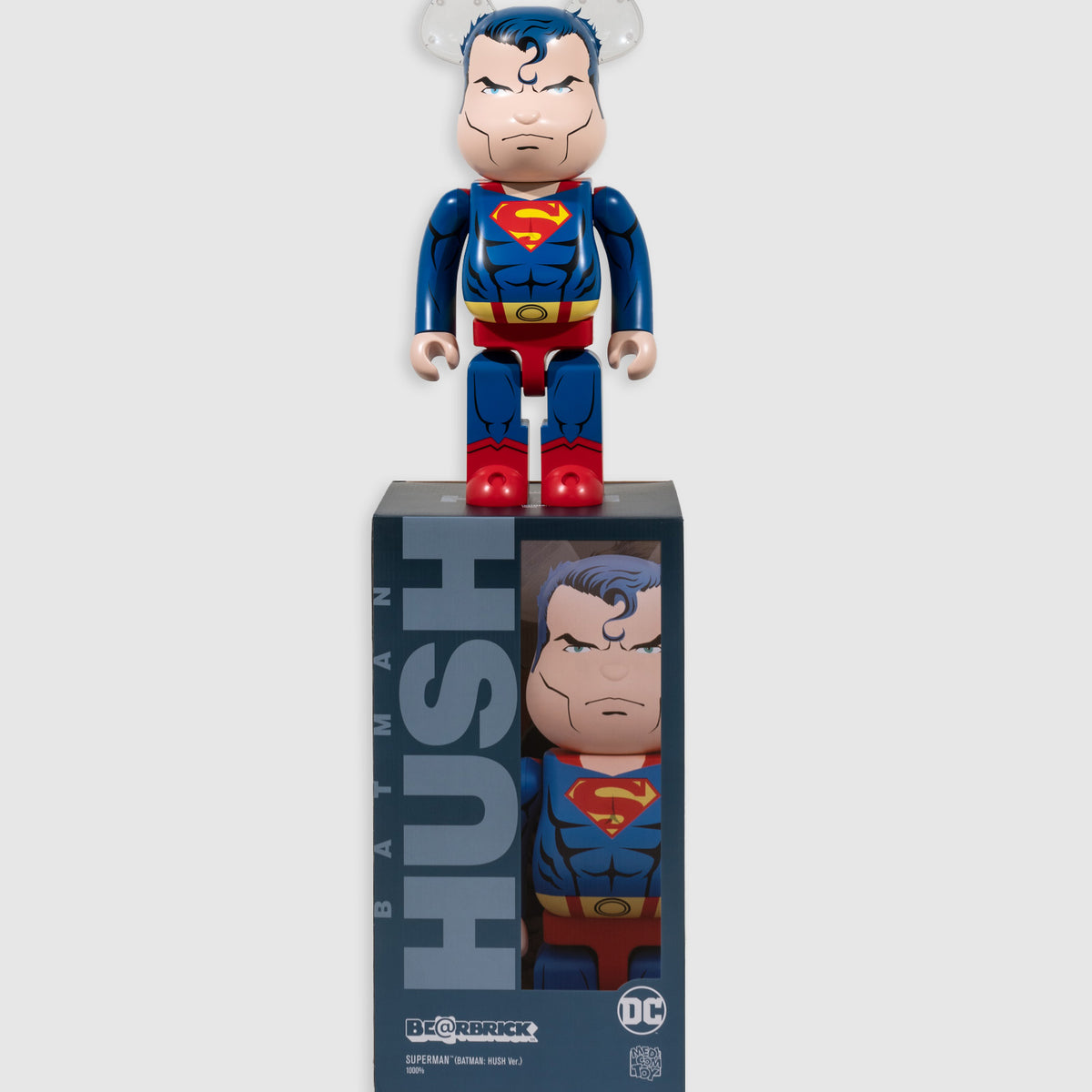 400% + 100% Bearbrick Tom and Jerry as Superman - Medicom Toy
