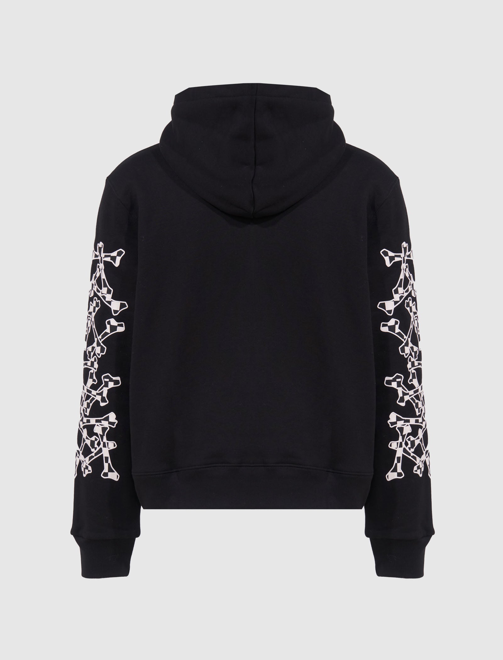 WES LANG CHECKERED BONES HOODIE