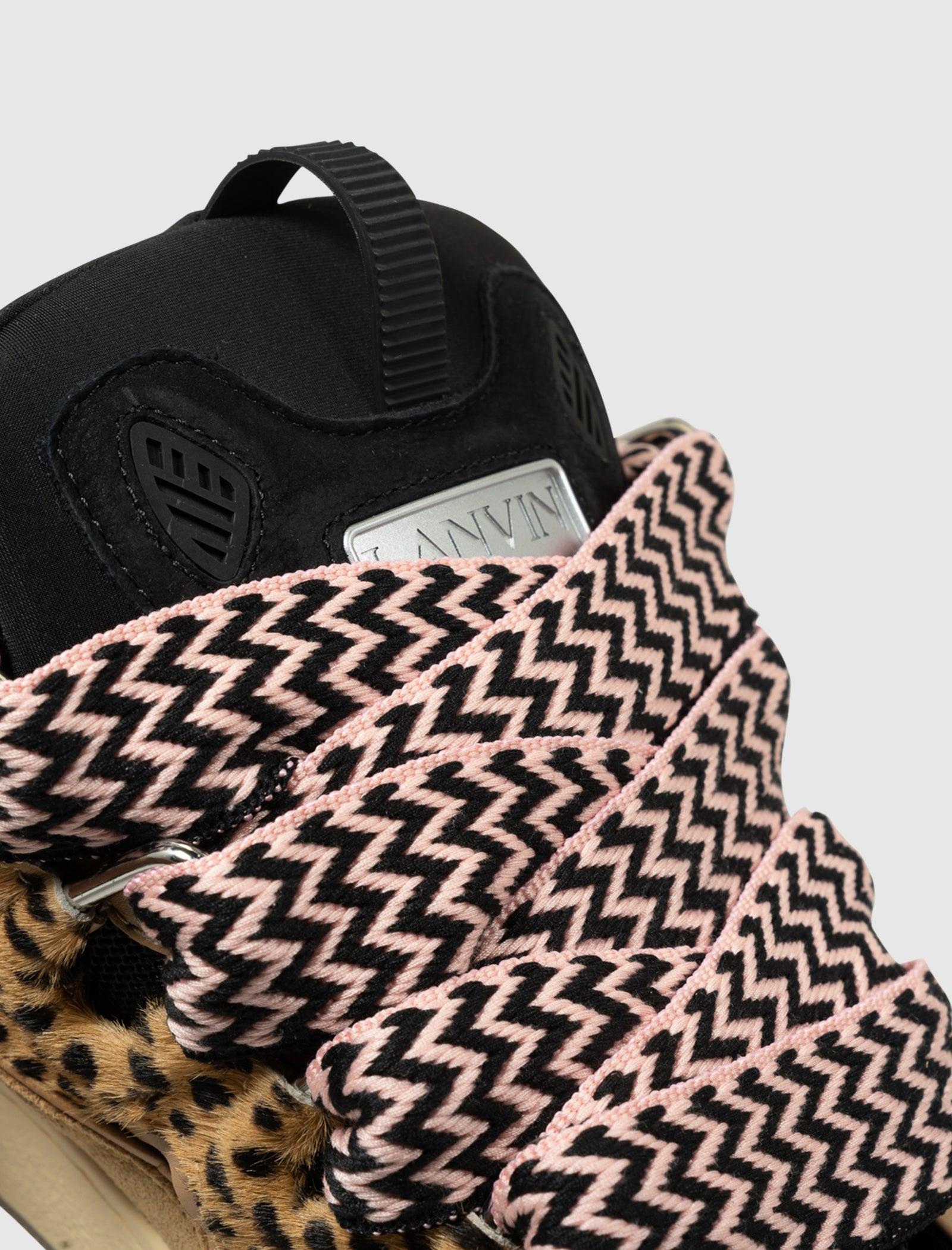 A MA MANIÉRE LEATHER CURB SNEAKERS