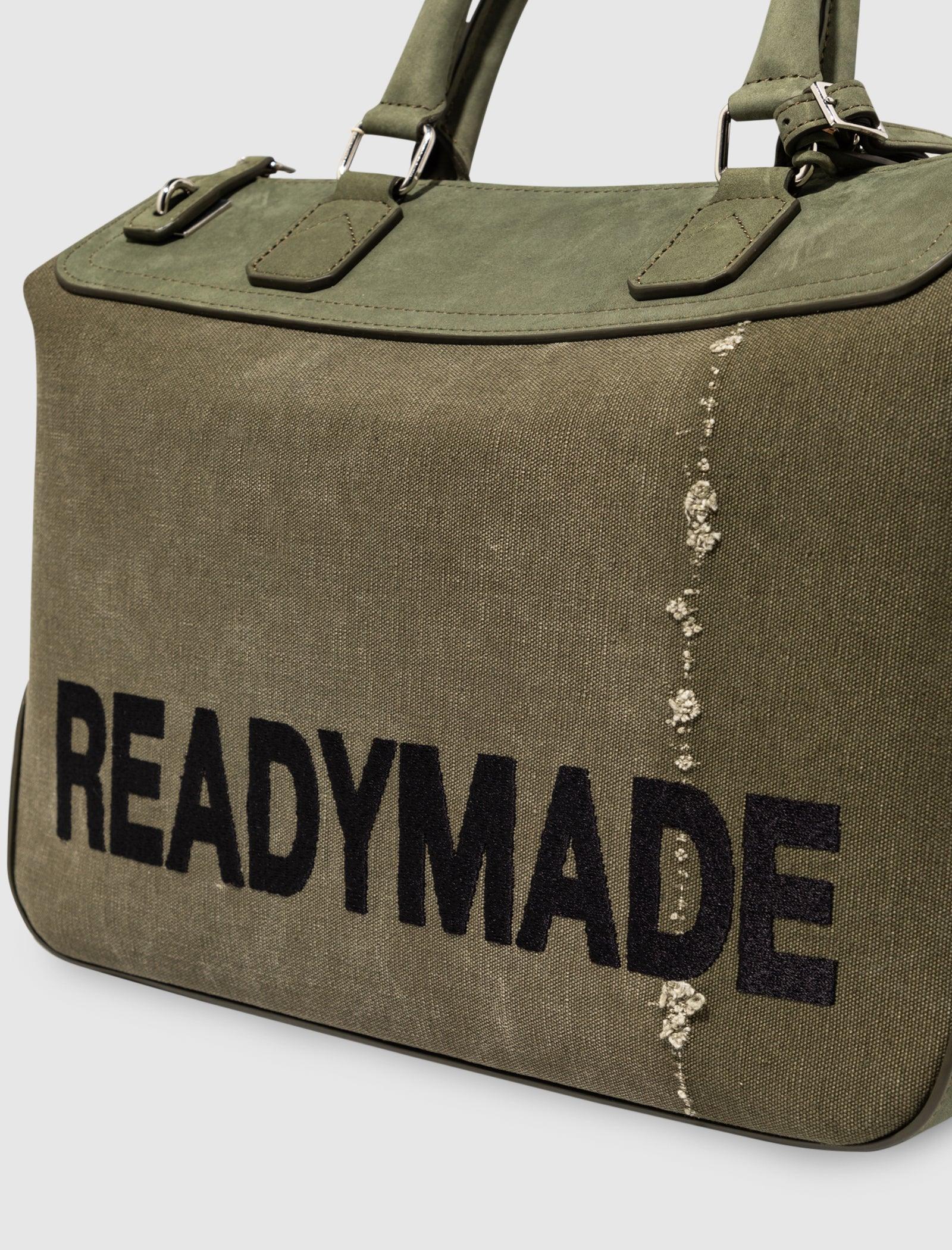 Buy Readymade men green cotton bag with washbag for $2,165 online on SV77,  RE-CO-KH-00-00-105
