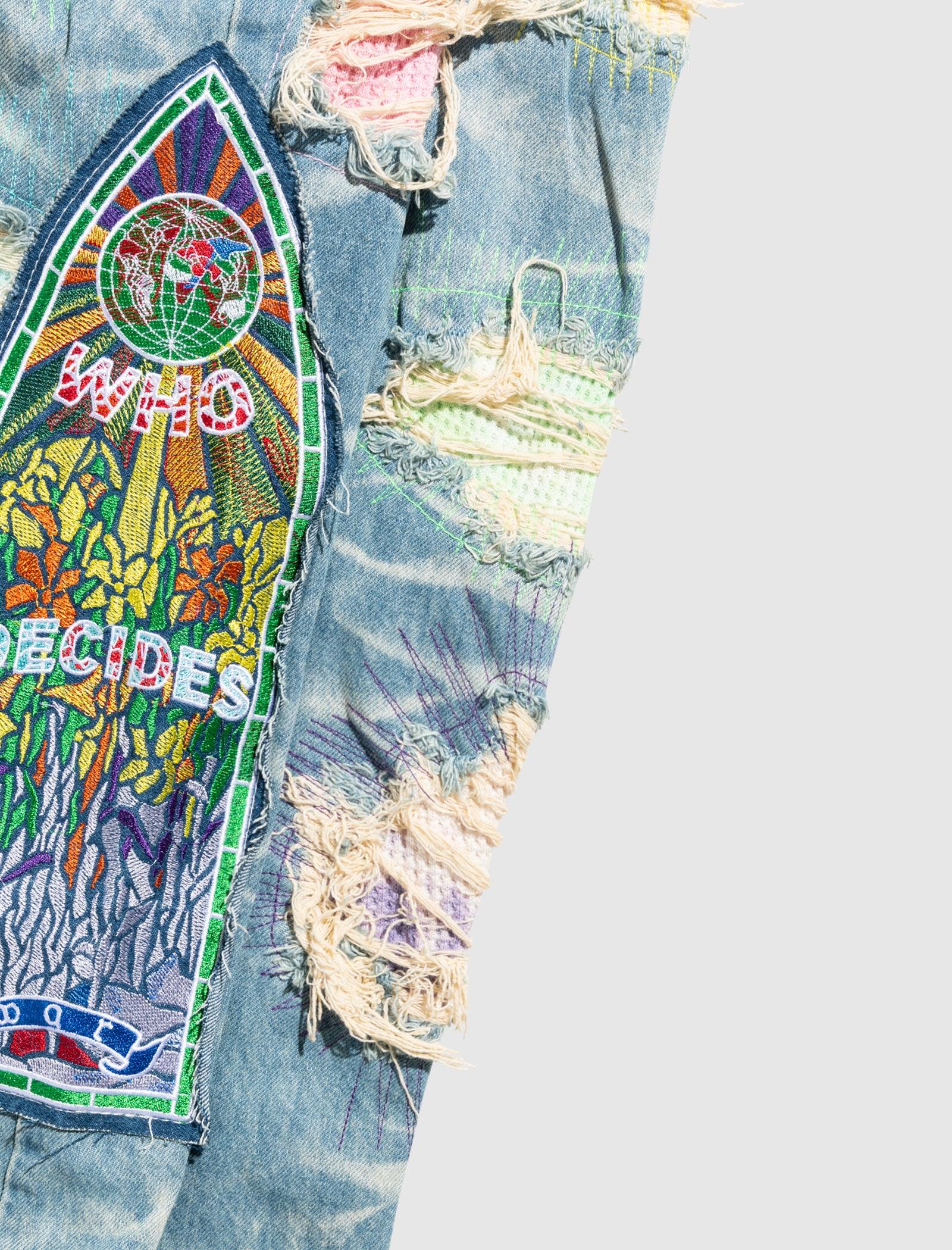 WHO DECIDES WAR ROYGBIV FUSION DENIM – A Ma Maniere WHO DECIDES WAR ROYGBIV FUSION DENIM – A Ma Maniere